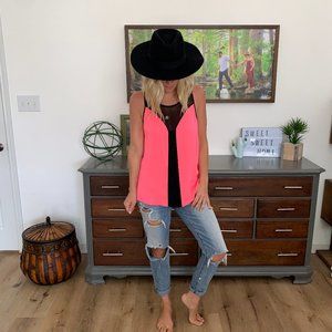 Milly Sleeveless Silk Top